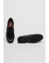 Tommy Hilfiger Кожени мокасини с монограм - Черен - Pepit.bg