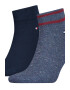 Tommy Hilfiger Къси чорапи с бродирано лого - 2 чифта - Pepit.bg