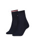 Tommy Hilfiger Къси чорапи с контрасти - 2 чифта - Pepit.bg