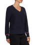 Tommy Hilfiger Пуловер с шпиц - Pepit.bg