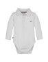 Tommy Hilfiger Рипсено боди с яка - Pepit.bg
