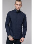 Tommy Hilfiger Слим риза с памук - Ултрамарин синьо - Pepit.bg