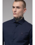 Tommy Hilfiger Слим риза с памук - Ултрамарин синьо - Pepit.bg
