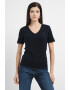 Tommy Hilfiger Слим тениска Cody с шпиц - Тъмносин - Pepit.bg