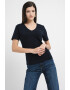 Tommy Hilfiger Слим тениска Cody с шпиц - Тъмносин - Pepit.bg