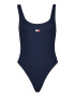 Tommy Hilfiger Цял бански с лого - Тъмносин - Pepit.bg