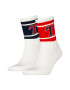 Tommy Hilfiger Унисекс дълги чорапи - 2 чифта - Pepit.bg