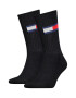 Tommy Hilfiger Унисекс дълги рипсени чорапи - 2 чифта - Pepit.bg