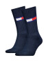 Tommy Hilfiger Унисекс дълги рипсени чорапи - 2 чифта - Pepit.bg