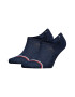 Tommy Hilfiger Унисекс изрязани чорапи - 2 чифта - Pepit.bg