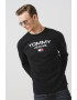 Tommy Jeans Блуза от органичен памук с контрастно лого - Pepit.bg