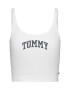 Tommy Jeans Къс рипсен топ - Pepit.bg