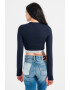 Tommy Jeans Къса блуза с лого - Pepit.bg
