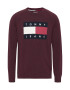 Tommy Jeans Пуловер с уголемено лого - Pepit.bg