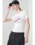 Tommy Jeans Рипсена слим тениска - Pepit.bg