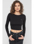 Tommy Jeans Скъсена блуза с лого - Pepit.bg