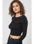 Tommy Jeans Скъсена блуза с лого - Pepit.bg