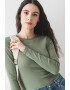Tommy Jeans Слим блуза с бродирано лого - Pepit.bg