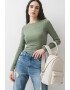 Tommy Jeans Слим блуза с бродирано лого - Pepit.bg
