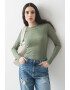 Tommy Jeans Слим блуза с бродирано лого - Pepit.bg