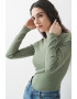 Tommy Jeans Слим блуза с бродирано лого - Pepit.bg