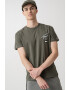 Tommy Jeans Тениска с лого и овално деколте - Pepit.bg