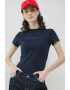 Tommy Jeans Тениска с лого и овално деколте - Pepit.bg
