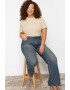 Trendyol Бляскава блуза Plus Size - Pepit.bg