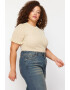 Trendyol Бляскава блуза Plus Size - Pepit.bg