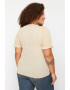 Trendyol Бляскава блуза Plus Size - Pepit.bg