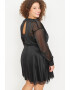Trendyol Бляскава рокля Plus Size - Pepit.bg