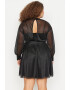 Trendyol Бляскава рокля Plus Size - Pepit.bg