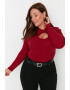 Trendyol Блуза Plus Size с отвор - Pepit.bg