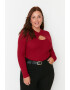 Trendyol Блуза Plus Size с отвор - Pepit.bg