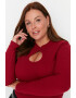 Trendyol Блуза Plus Size с отвор - Pepit.bg