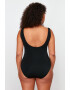 Trendyol Драпиран цял бански Plus Size - Pepit.bg