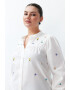 Trendyol Флорална риза Plus Size - Pepit.bg