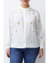 Trendyol Флорална риза Plus Size - Pepit.bg