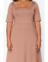 Trendyol Разкроена миди рокля Plus Size - Pepit.bg