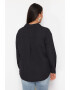 Trendyol Риза Plus Size с мъниста - Pepit.bg