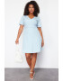 Trendyol Рокля Plus Size с лиосел - Pepit.bg