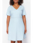 Trendyol Рокля Plus Size с лиосел - Pepit.bg