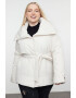Trendyol Зимно яке с колан Plus Size - Pepit.bg