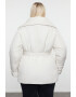Trendyol Зимно яке с колан Plus Size - Pepit.bg