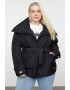 Trendyol Зимно яке с колан Plus Size - Pepit.bg