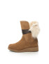 UGG Боти Brita от овча кожа с помпони - Pepit.bg