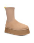 UGG Боти Classic Diper с велурени панели - Pepit.bg