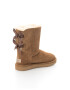 UGG Кафяви велурени боти Bailey с панделки - Pepit.bg