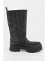 UGG Кожени боти Ashton - Черен - Pepit.bg
