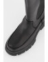 UGG Кожени боти Ashton - Черен - Pepit.bg